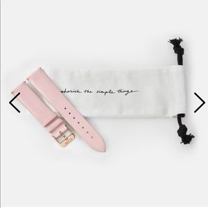 Almost NEW Cluse La Boheme 18mm pink strap